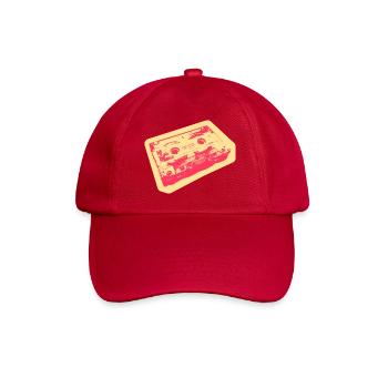 Kids from the 90s - free little gold MC - Baseballkappe - klassisch Rot - Vorne