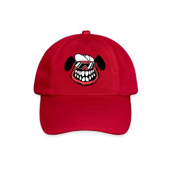chien monstre méchant dangereux dents sourire sourire - Casquette classique - rouge classique - Devant