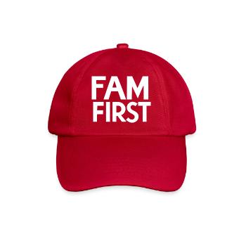 Fam First - Baseball Cap - classic red - Front