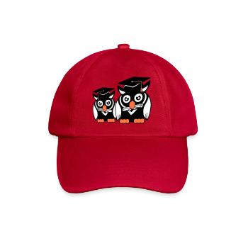 2 Équipe d’étudiants du Owls Graduation College Abitur - Casquette classique - rouge classique - Devant