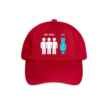 Les gens moi humour plongeur sous-marin - Casquette classique - rouge classique - Devant