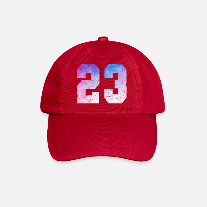 Ausgabe 23 – 23-jähriges Jubiläumsgeschenk - Baseballkappe - klassisch Rot
