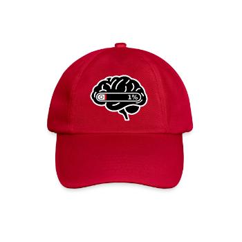 Brain_Loading_1-_Digital_Burnout - Baseballkappe - klassisch Rot - Vorne