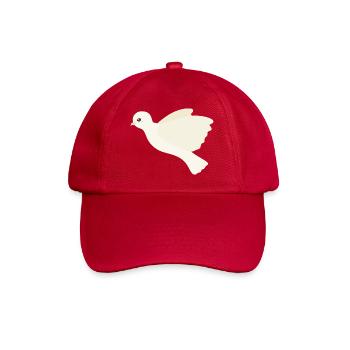 Colombe d’ivoire en vol - Casquette classique - rouge classique - Devant