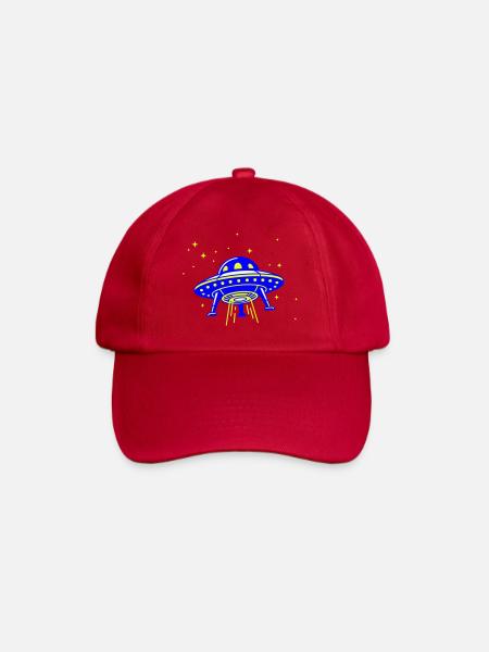 UFO – Visit from another galaxy - Baseball Cap - classic red