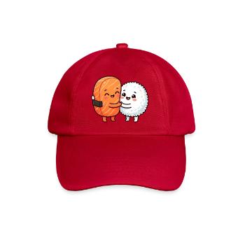 Câlin à Sushi Riz au saumon Cuisine japonaise Câlin à Sushi - Casquette classique - rouge classique - Devant