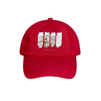 Voyage en Virginie – Histoire et charme côtier - Casquette classique - rouge classique - Devant