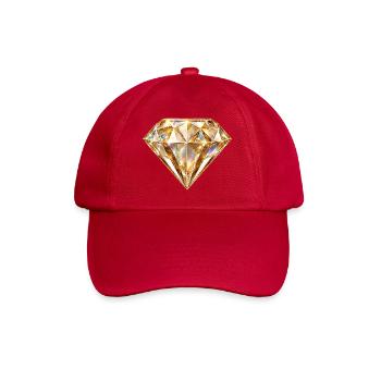 Golden Diamond Shine - Baseball Cap - classic red - Front