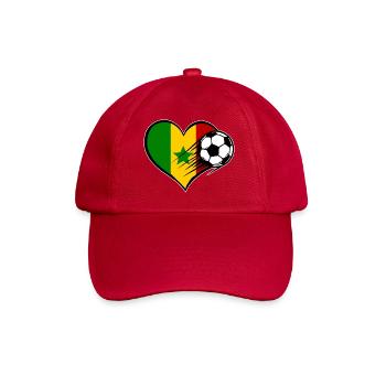 Conception du Flag Football Cœur du Sénégal - Casquette classique - rouge classique - Devant