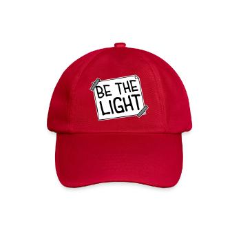 Be The Light Motivierend Positivität Spruch Logo - Baseballkappe - klassisch Rot - Vorne