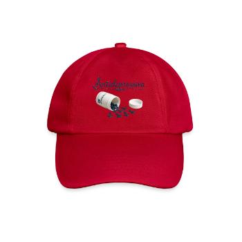 Antidepressive Anker Glitter Logo - Baseballkappe - klassisch Rot - Vorne