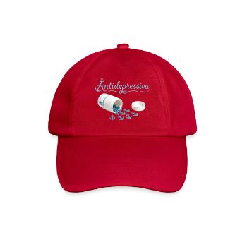 Anker-Antidepressiva Design - Baseballkappe - klassisch Rot - Vorne
