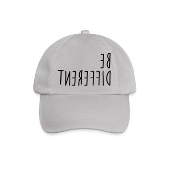 Be different - Baseballkappe - Grau - Vorne
