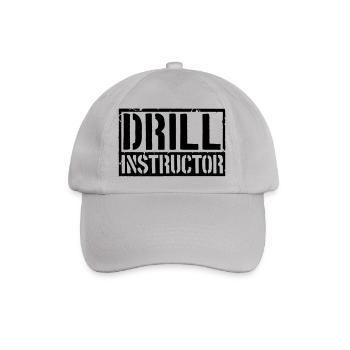 Drill Instructor Schild - Baseballkappe - Grau - Vorne