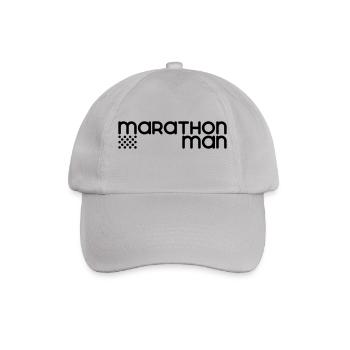 Marathon-Mann - Anpassbare - Baseballkappe - Grau - Vorne