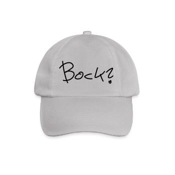 Bock? - Baseballkappe - Grau - Vorne