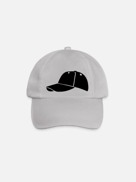 Baseballcap - Baseballkappe - Grau