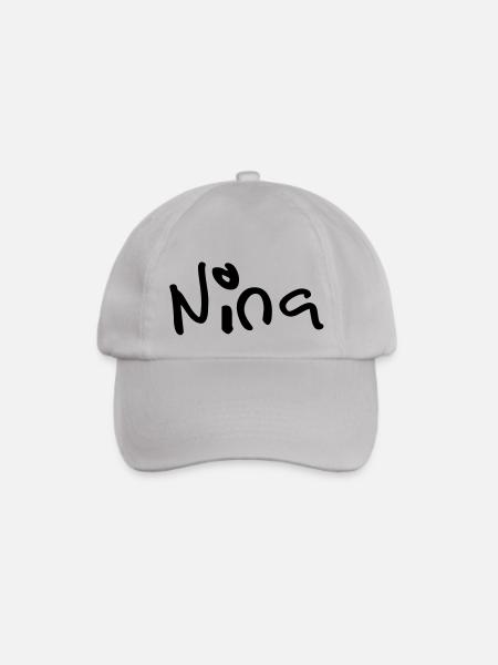 nina - Baseballkappe - Grau