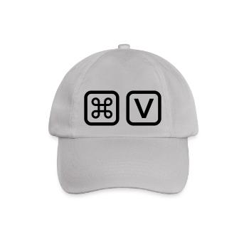 Paste - Vater Sohn Shirt - Baseballkappe - Grau - Vorne