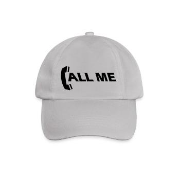 call_me_1c - Baseballkappe - Grau - Vorne