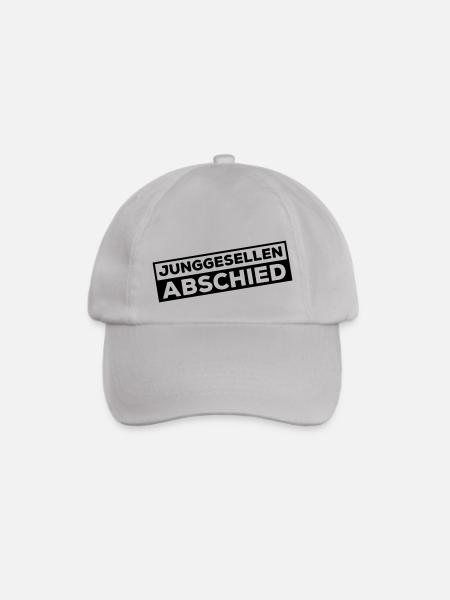 junggesellen abschied design - Baseballkappe - Grau