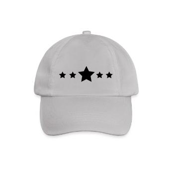 5sterne - Baseballkappe - Grau - Vorne
