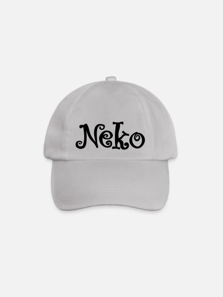Neko Schriftzug - Baseballkappe - Grau