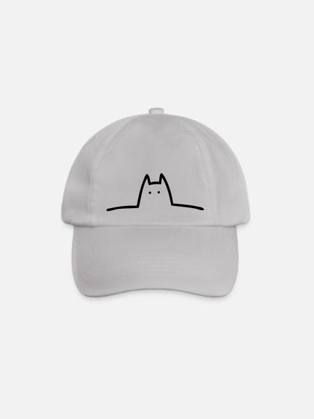 bat - Baseballkappe - Grau
