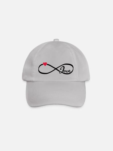 Infinity Love - Baseballkappe - Grau