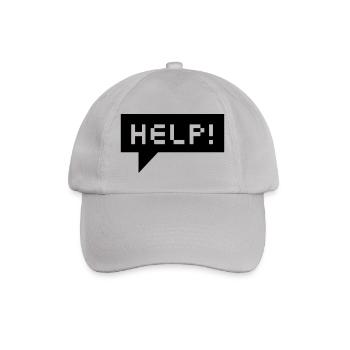help bubble (b, 1c) - Baseballkappe - Grau - Vorne