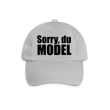 Sorry du Model - Baseballkappe - Grau - Vorne