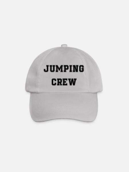 jumping trampolin girl jumpen jump Geschenk - Baseballkappe - Grau