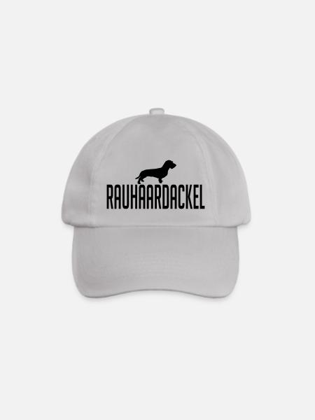 RAUHAARDACKEL Hunderasse - Baseballkappe - Grau