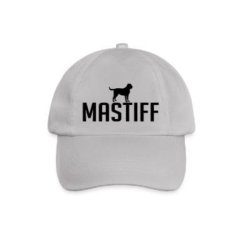 MASTIFF Hunderasse - Baseballkappe - Grau - Vorne