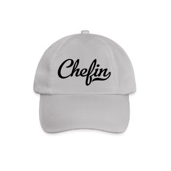 Chefin - Baseballkappe - Grau - Vorne