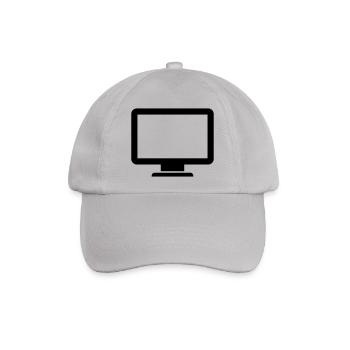 Computer - Baseballkappe - Grau - Vorne