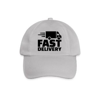 Fast delivery - Baseballkappe - Grau - Vorne