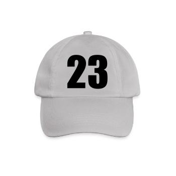 23 - Baseballkappe - Grau - Vorne