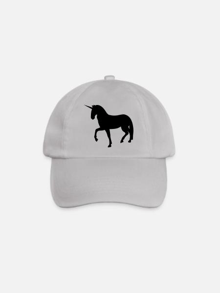 Einhorn - Baseballkappe - Grau