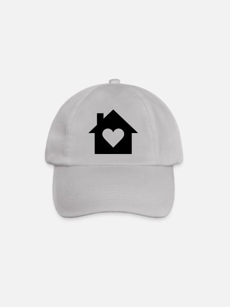 Zuhause - Baseballkappe - Grau