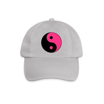 Yin ind Yang - Baseballkappe - Grau - Vorne