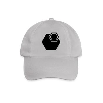 HEXAGON 01 - Baseballkappe - Grau - Vorne
