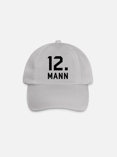 Zwölfter Mann - Baseballkappe - Grau