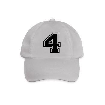 4 - Baseballkappe - Grau - Vorne