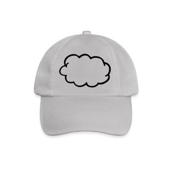 Wolke - Baseballkappe - Grau - Vorne