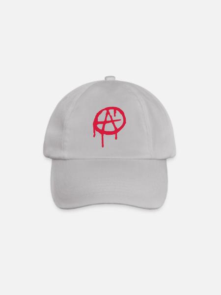 Anarchy A - Baseballkappe - Grau