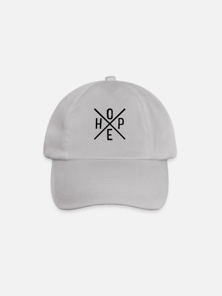 Hoffnung - Baseballkappe - Grau