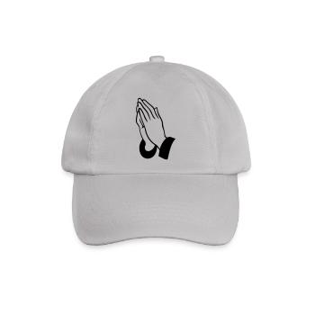Beten - Baseballkappe - Grau - Vorne