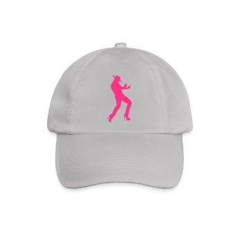 Cowboy in Highheels - Baseballkappe - Grau - Vorne