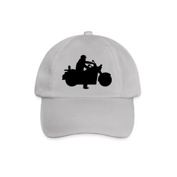 motorbike - Baseballkappe - Grau - Vorne